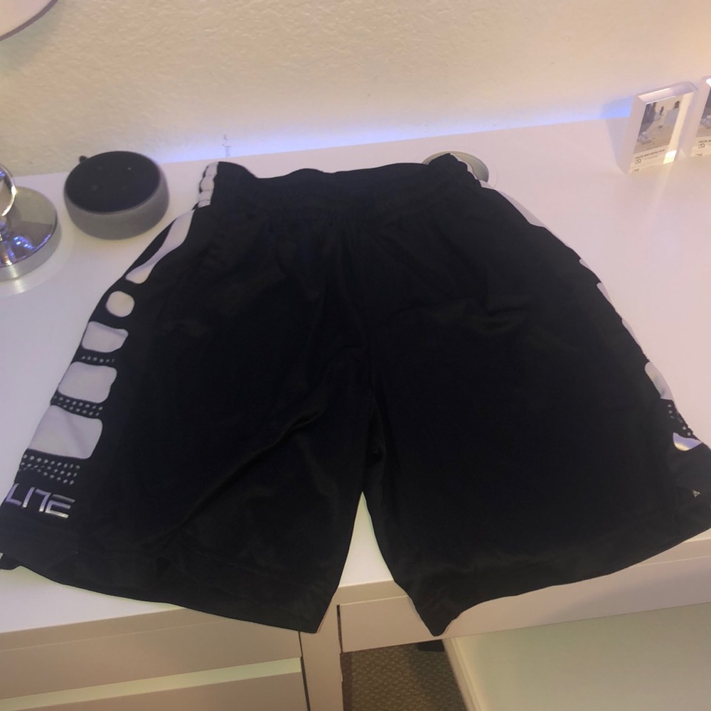 Men’s Black Nike Elite Basketball Shorts